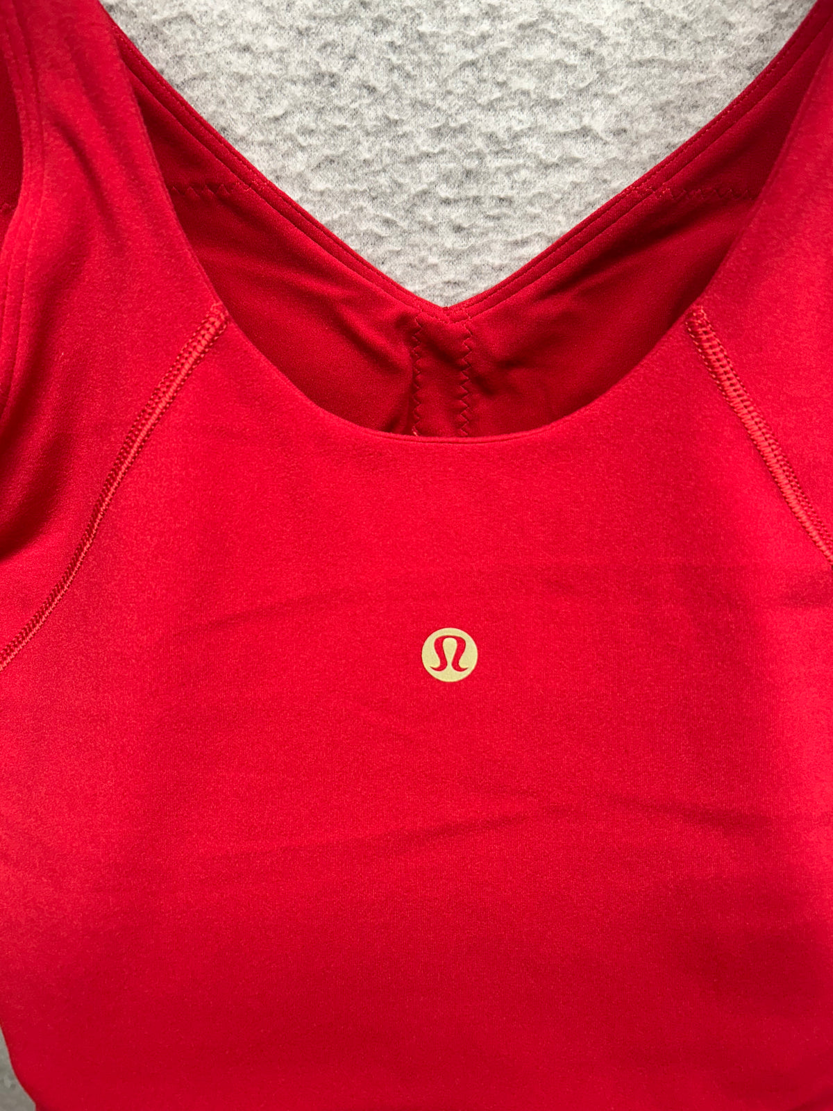 Lululemon Lunar New Year Align Tank Top Size 8 Dark Red