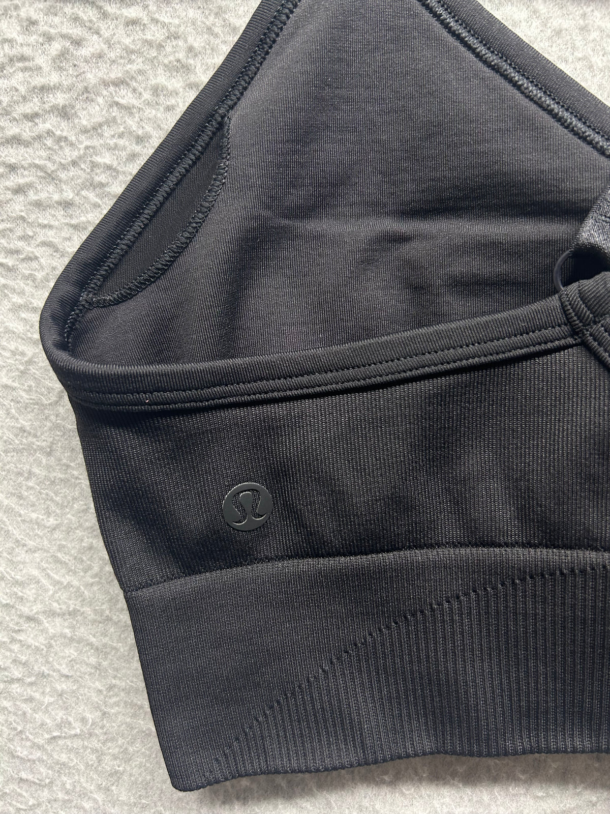 Lululemon Ebb to Street Bra C/D Cup Size 8 Black
