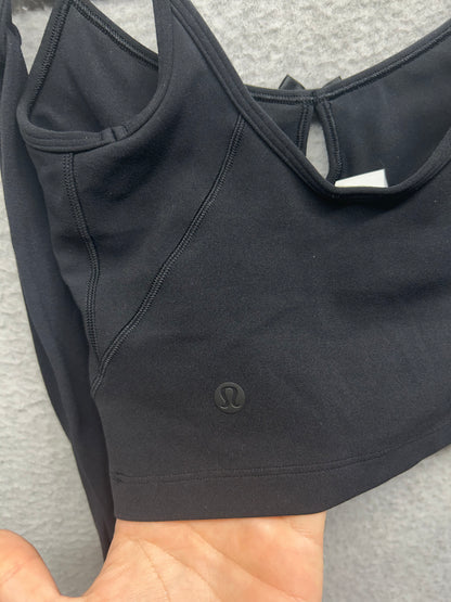 Lululemon Nulu Bow-Detail Tank Top Set of the Month: Balletcore Size XXXS Black