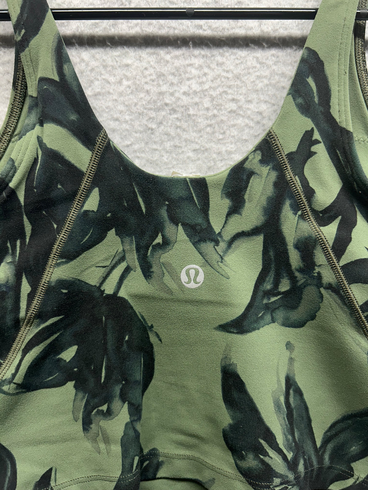 Lululemon Align Tank Top Size 2 Botanical Bloom Green Twill Multi
