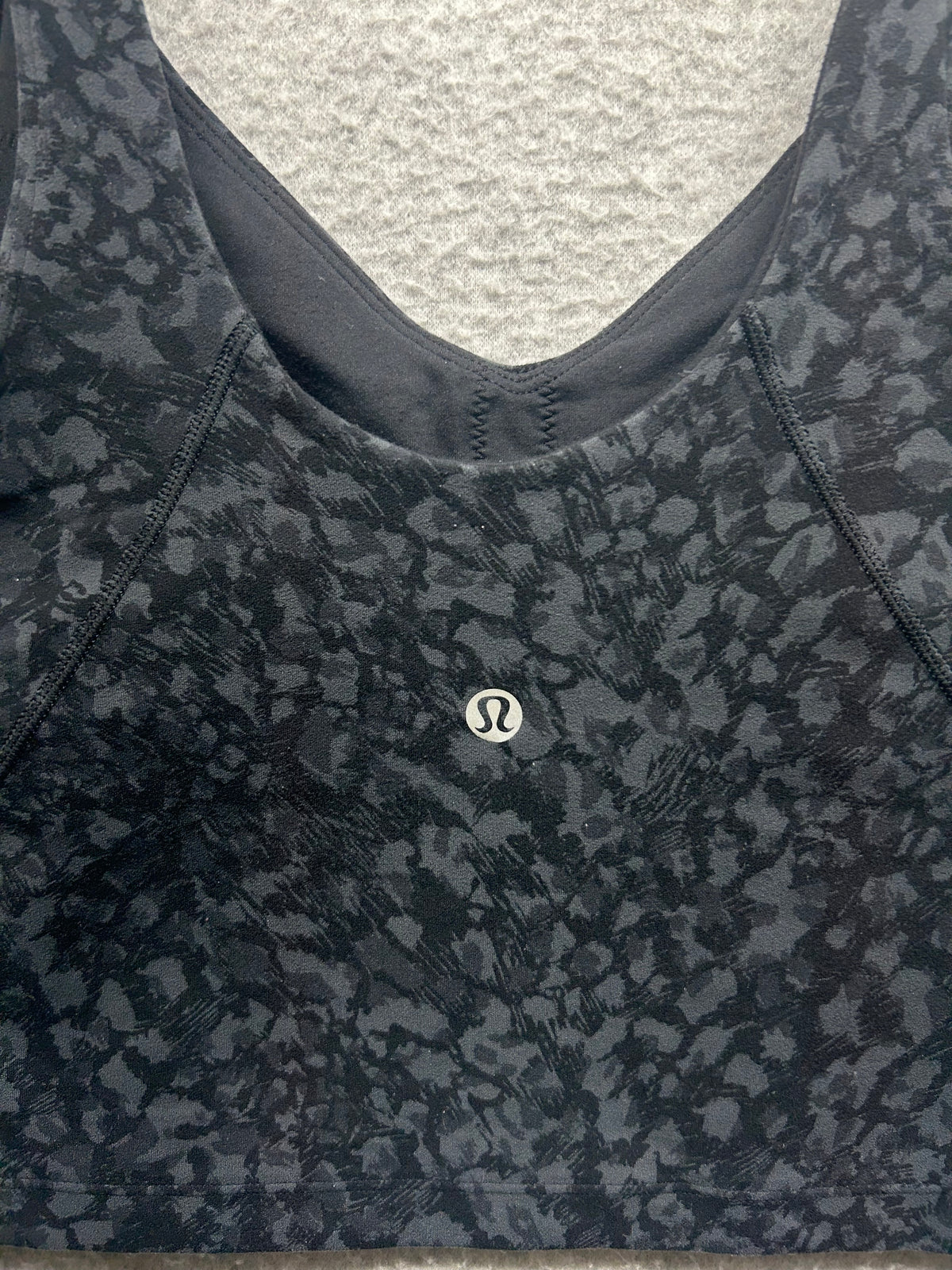 Lululemon Align Tank Size 6 Wild Thing Camo Deep Coal Multi