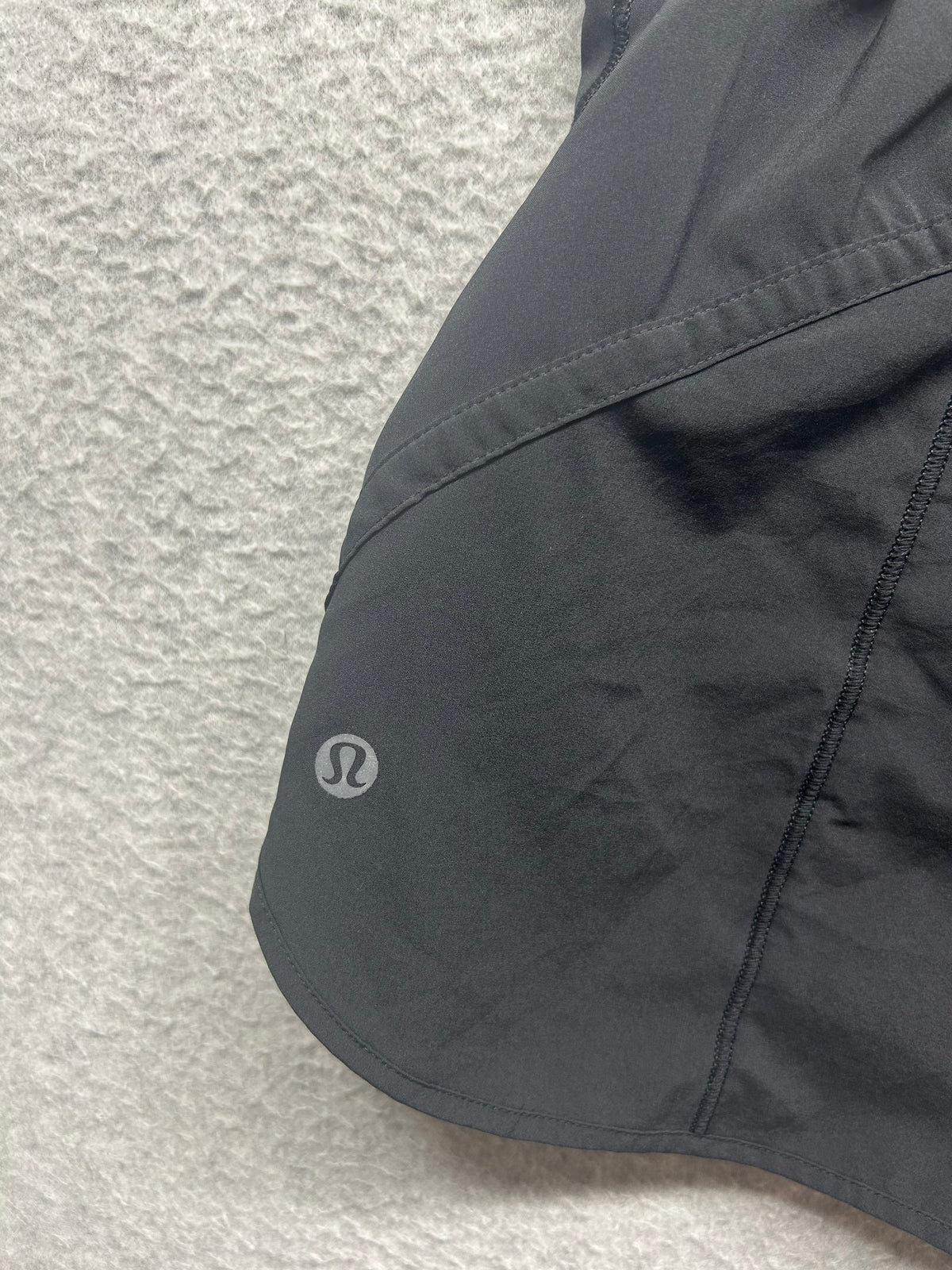 Lululemon Track That High-Rise Short 3" Lined Size 6 Black