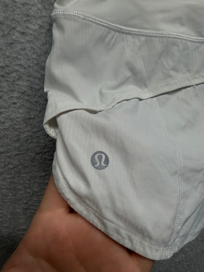 Lululemon Speed Up Short 2.5" Size 6 White
