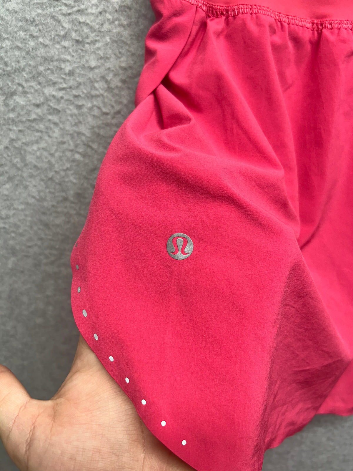 Lululemon Fast and Free Reflective High-Rise Classic-Fit Short 3" Size 6 Lip Gloss