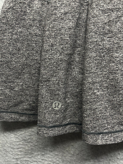 Lululemon Pace Rival Skirt (Regular) No Panels 13" Size 6 Heather Lux Multi Black / Black