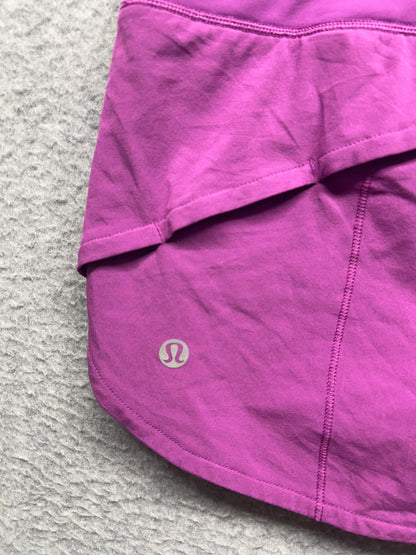 Lululemon Speed Up Low-Rise Lined Short 2.5" Size 6 Magenta Purple