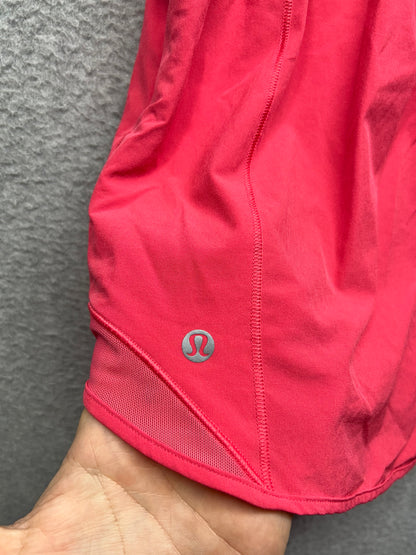 Lululemon Hotty Hot High-Rise Lined Short 4" Size 6 Raspberry Cream