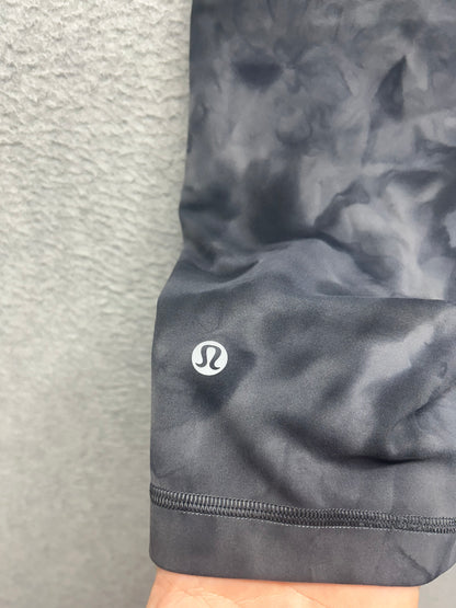 Lululemon Wunder Train High-Rise Short 8" Size 8 Diamond Dye Pitch Grey Graphite Grey