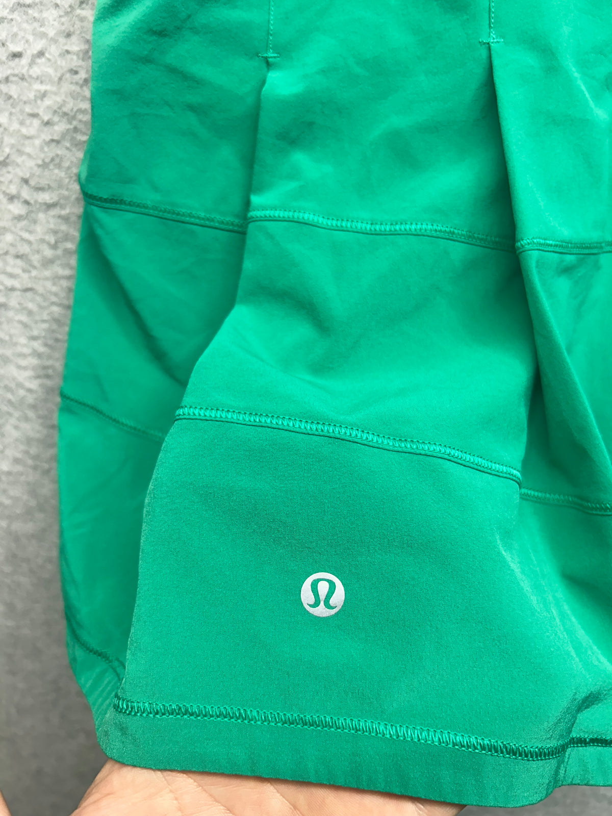 Lululemon Pace Rival Mid-Rise Skirt Long Size 8 Kelly Green