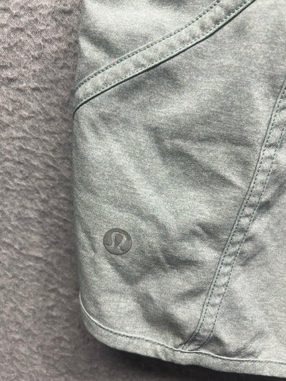 Lululemon Tracker Short V 4" Size 8 Heather Lux Multi Hazy Jade