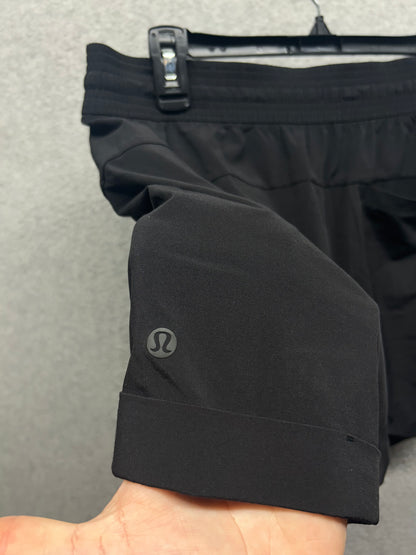 Lululemon Spring Break Away Short 4-way Stretch 3" Size 10 Black (First Release)
