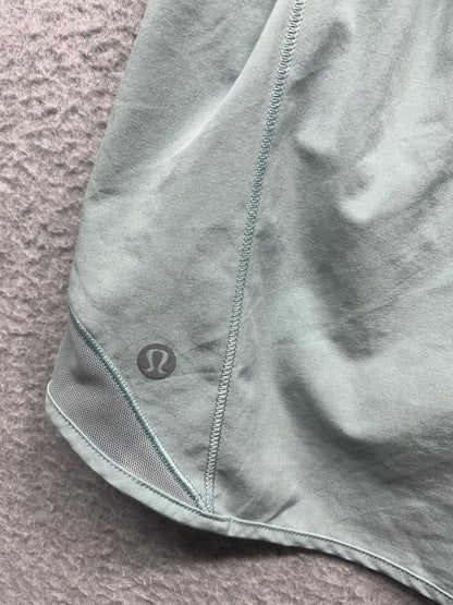 Lululemon Hotty Hot Short II Long 4" Size 4 Hazy Jade (First Release)