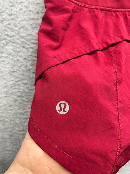 Lululemon Speed Up Short 2.5" Size 2 Scarlet