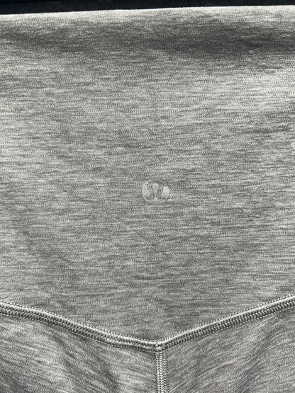 Lululemon Align High-Rise Short 6" Size 0 Heathered Core Medium Grey