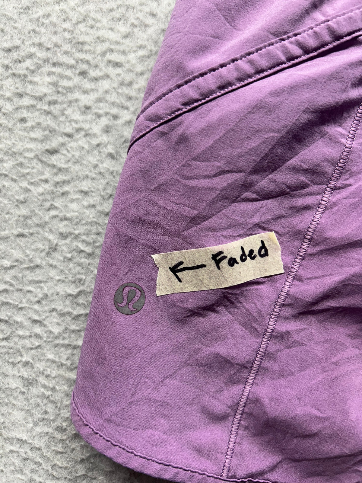 Lululemon Track That Mid-Rise Lined Short 5" Size 0 Wisteria Purple