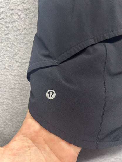 Lululemon Speed Up Short Long 4" Updated Fit Size 6 Black