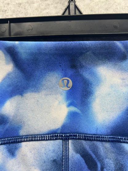 Lululemon Train Times Short 6" Size 6 Mini Blush Blossom Alpine White Midnight Navy / Midnight Navy