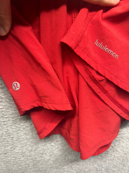 Lululemon Pace Crush High-Rise Short 2.5" Size 6 Dark Red