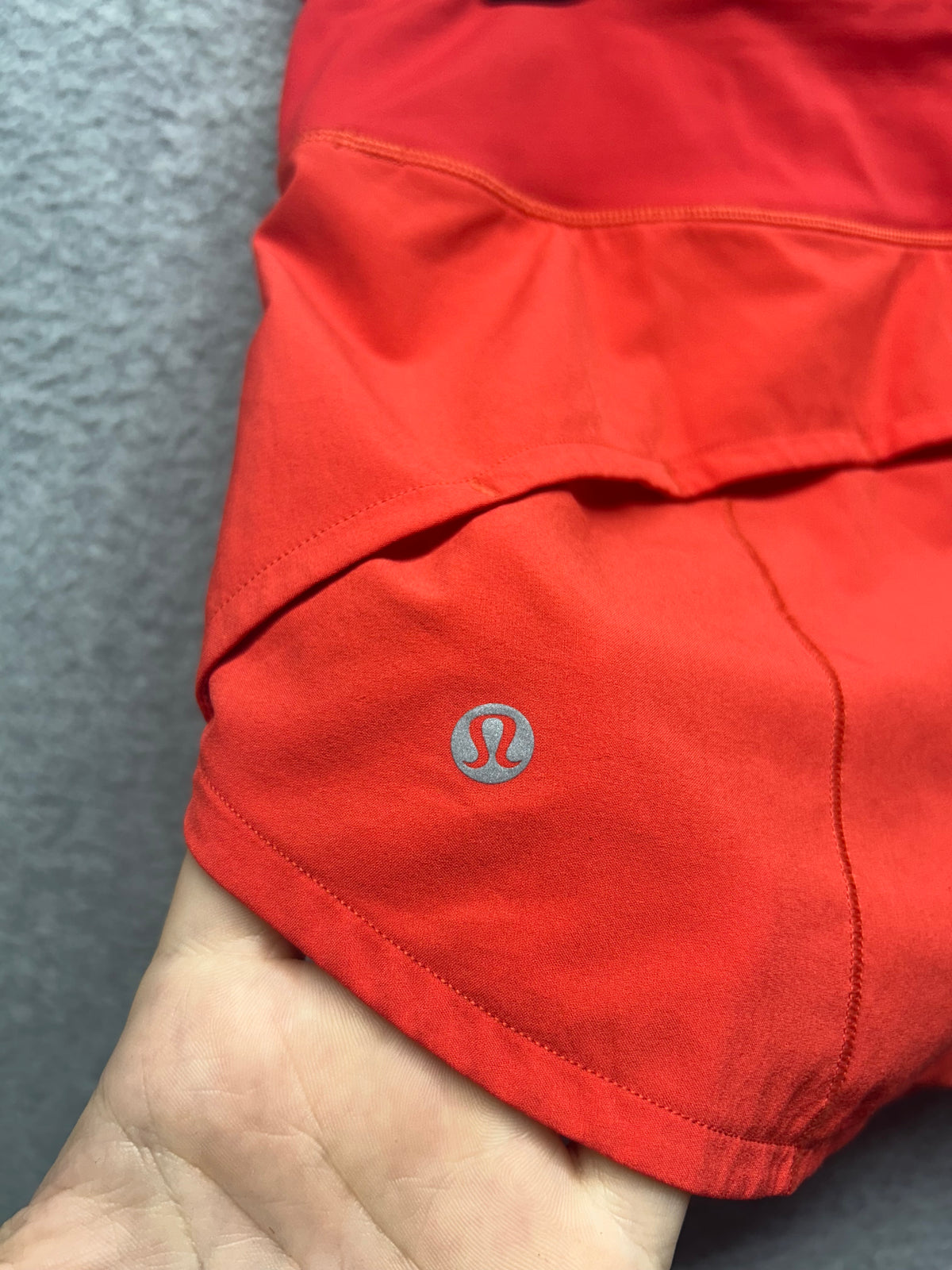 Lululemon Speed Up High-Rise Lined Short 2.5" Size 6 Solar Orange