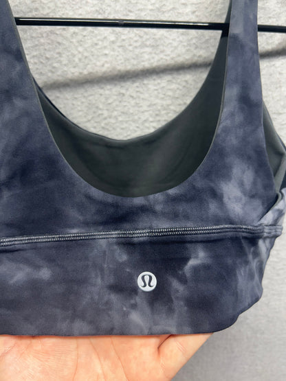 Lululemon Align Reversible Bra Size 6 Diamond Dye Pitch Grey Graphite Grey