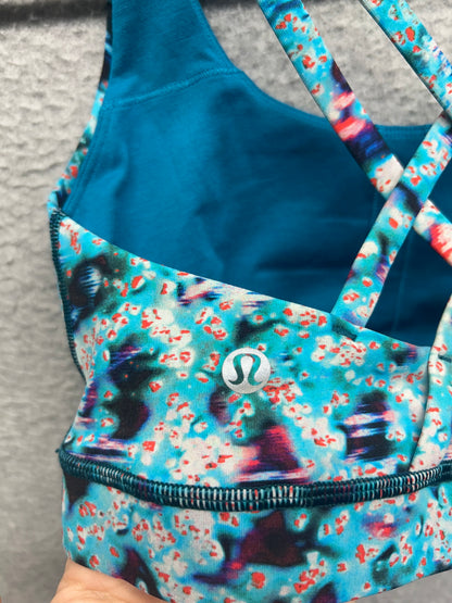 Lululemon Energy Bra Size 6 Quick Start Multi