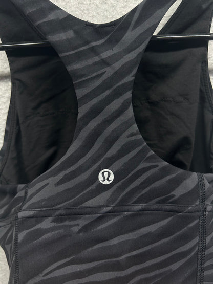 Lululemon Wunder Train Long-Line Bra Size 6 Le Tigre Camo Deep Coal Multi