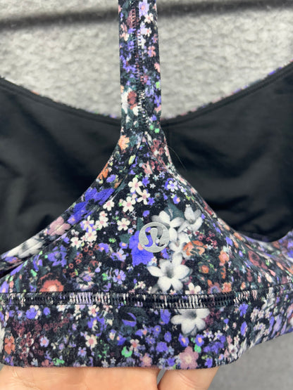Lululemon Flow Y Nulu Bra Size 6 Flower Burst Multi