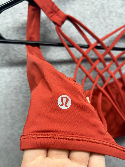Lululemon Free to Be Bra Size 8 Wild Cayenne