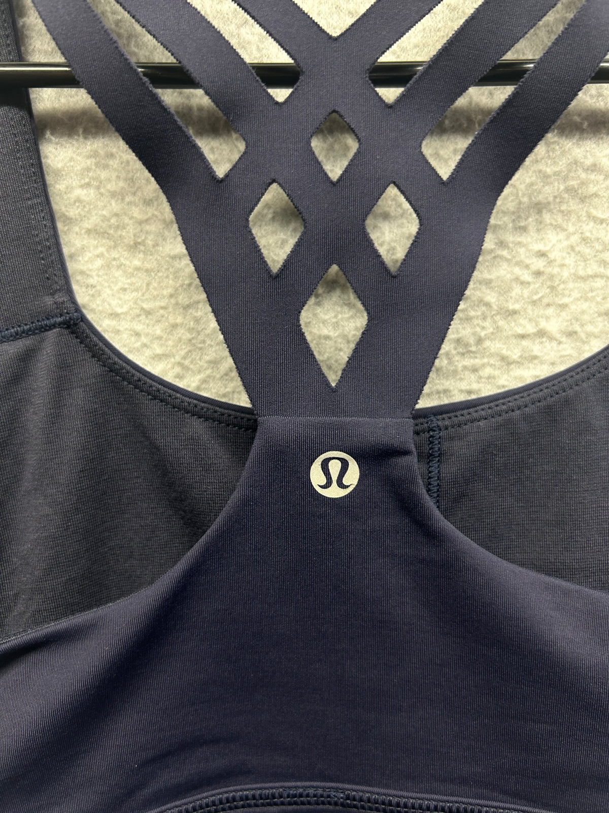 Lululemon Mind Over Miles Bra Size 8 Midnight Navy