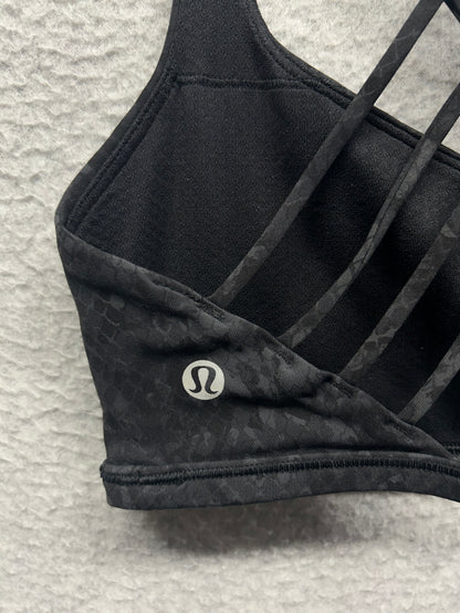 Lululemon Free to Be Bra Size 8 Wild Hideaway Camo Deep Coal Multi