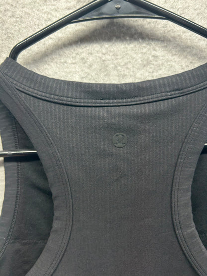 Lululemon Blissful Bend Tank Top Size 8 Black