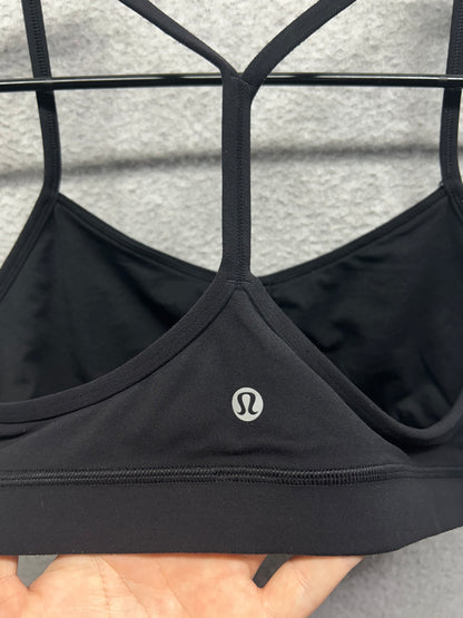 Lululemon Flow Y Bra Nulu Size 10 Black