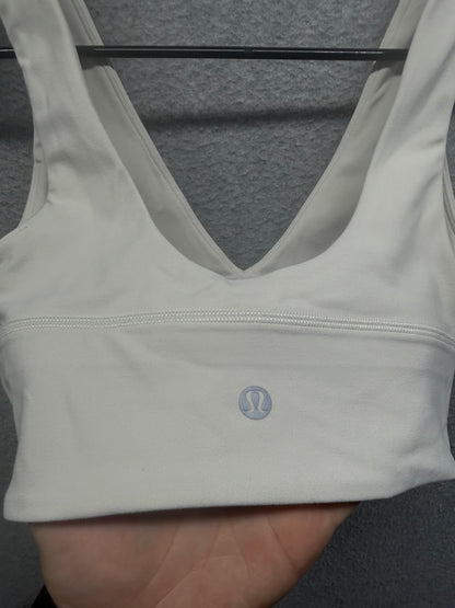 Lululemon Align V-Neck Bra Size 2 Bone