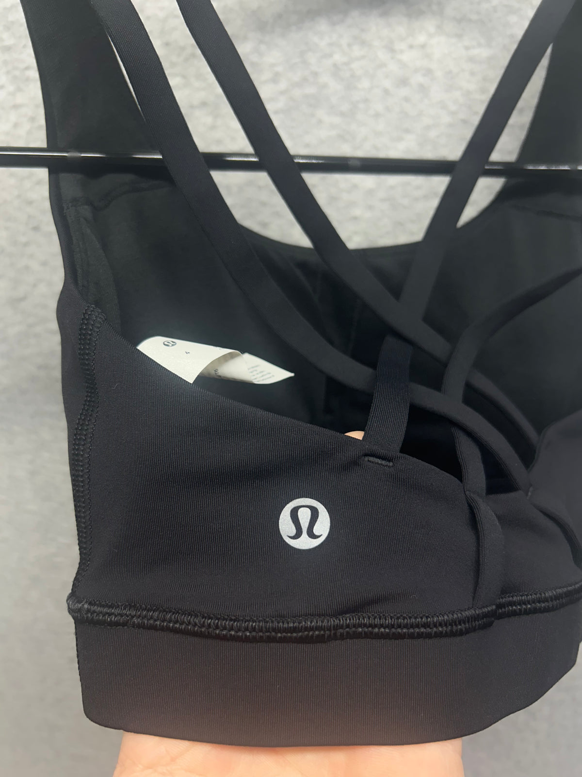 Lululemon Energy Bra Size 4 Black