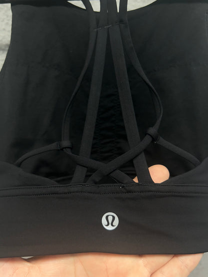 Lululemon Ride and Reflect Bra Size 4 Black