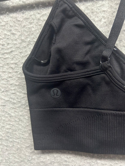 Lululemon Ebb To Street Bra II Size 4 Black