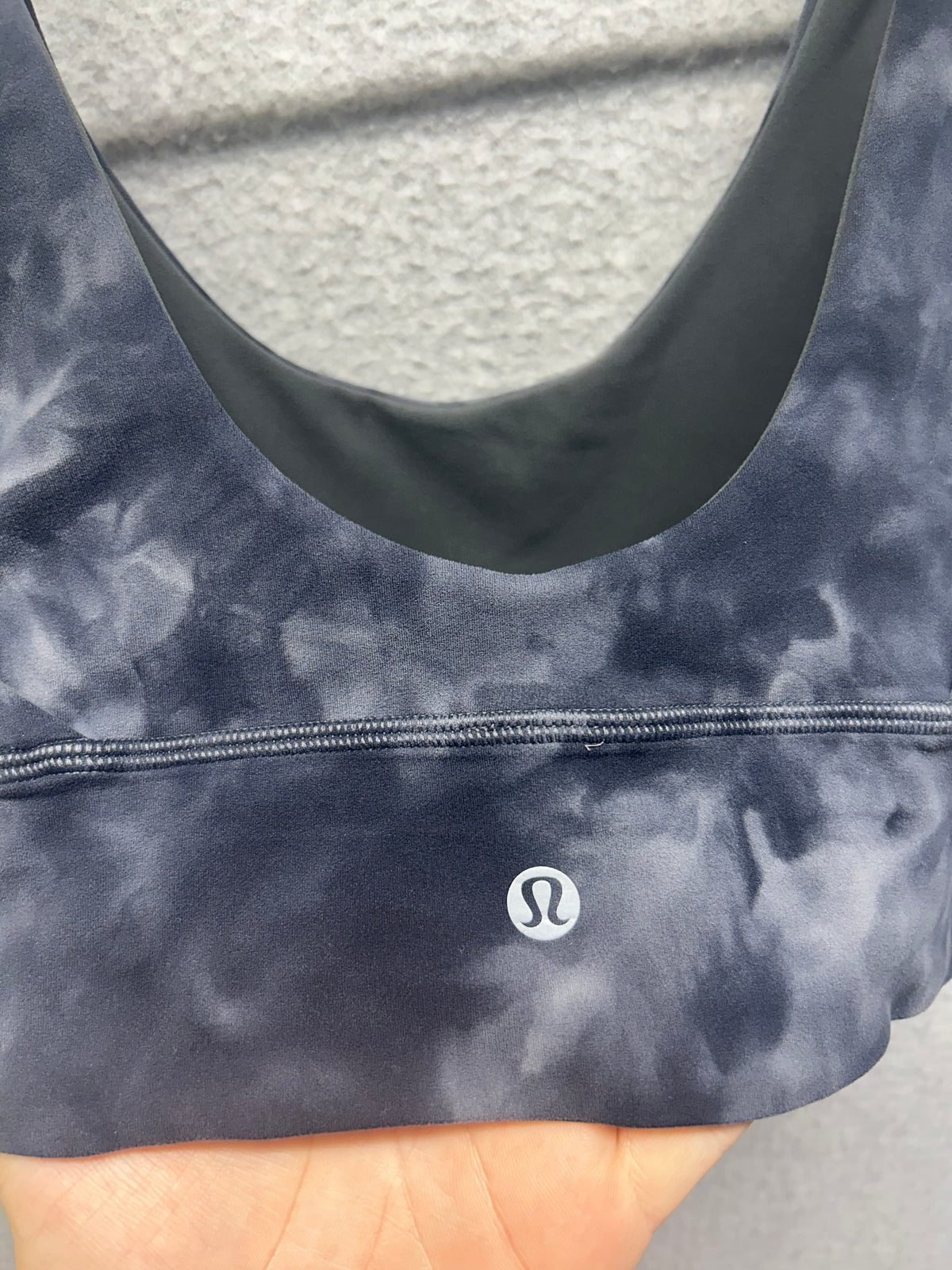 Lululemon Align Reversible Bra Size 4 Diamond Dye Pitch Grey Graphite Grey / Graphite Grey