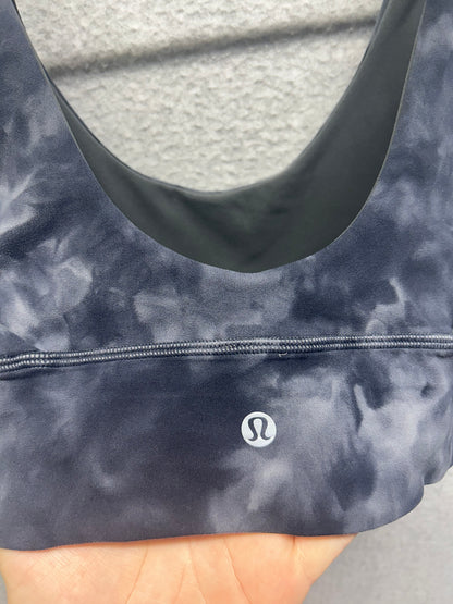 Lululemon Align Reversible Bra Size 4 Diamond Dye Pitch Grey Graphite Grey / Graphite Grey
