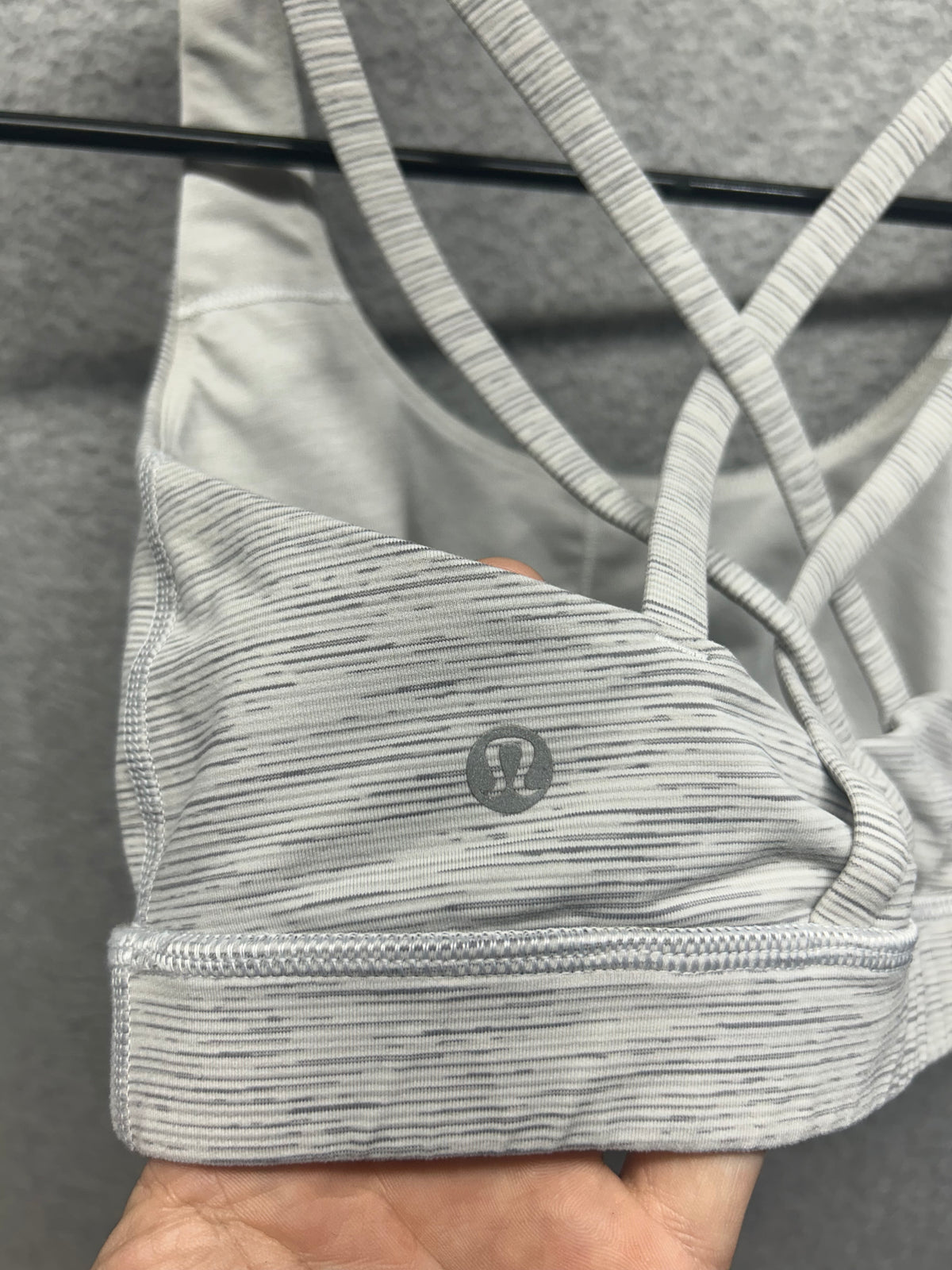 Lululemon Energy Bra Size 4 Wee Are From Space Nimbus Battleship