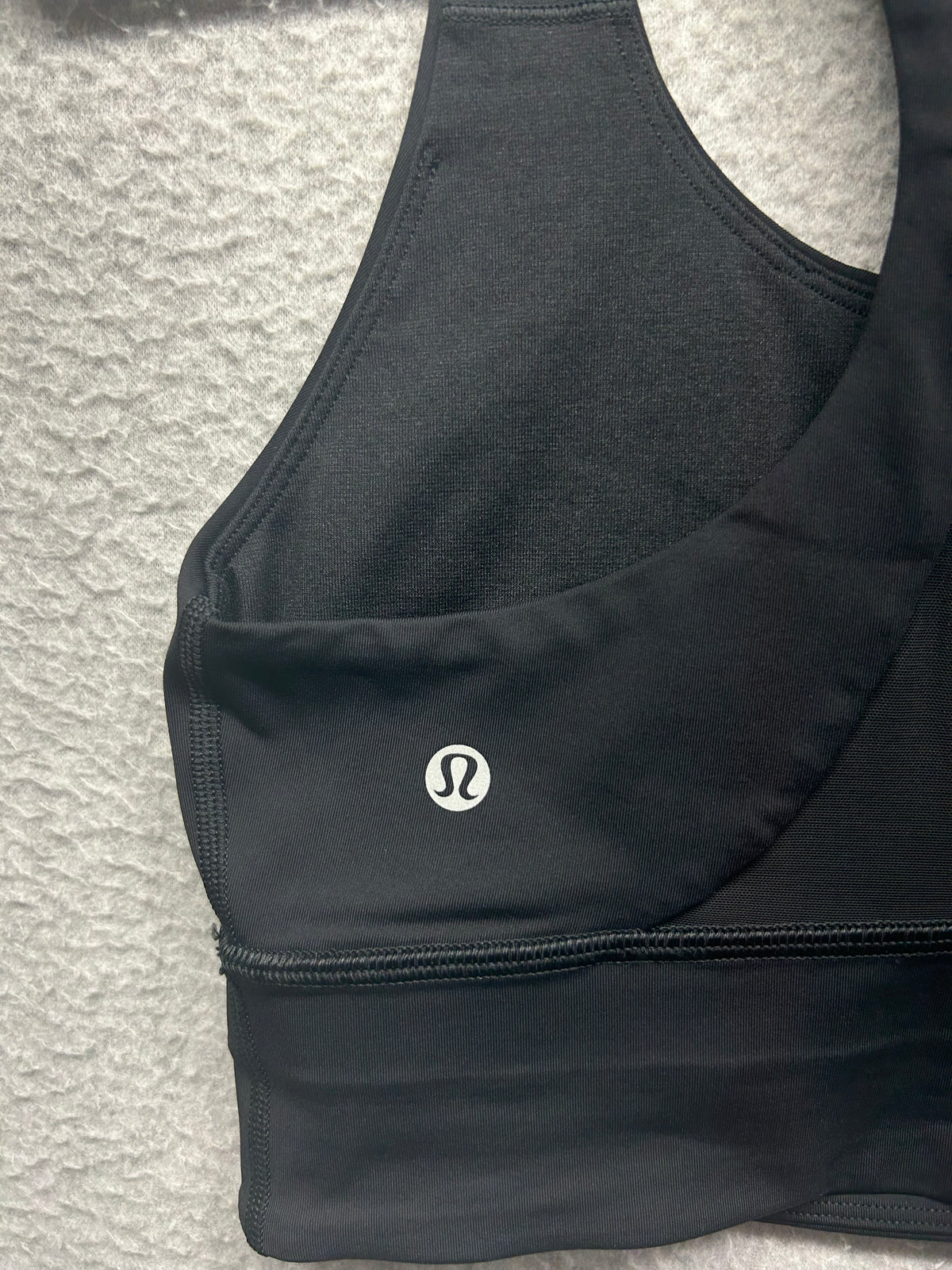 Lululemon Invigorate Bra Long Line Size 6 Black