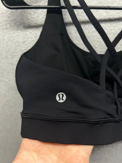 Lululemon Energy Bra Size 12 Black