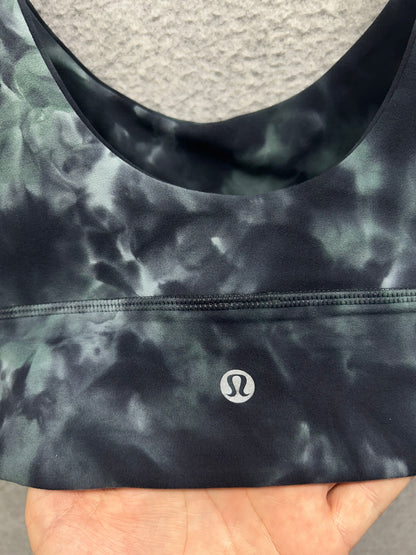 Lululemon Align Reversible Bra Size 12 Diamond Dye Silver Blue Tidewater Teal