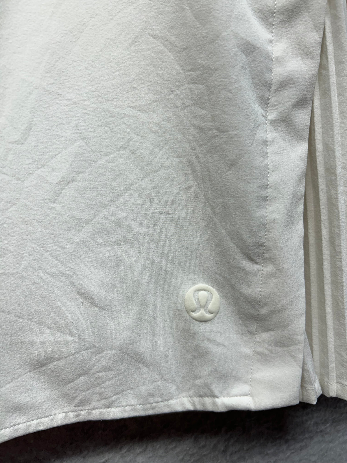 Lululemon Peek Pleat High-Rise Tennis Skirt Size 12 White