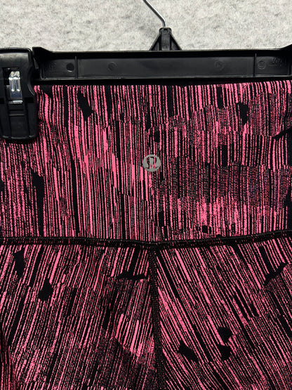 Lululemon High Times Pant Size 4 Down Pour Electric Coral Black