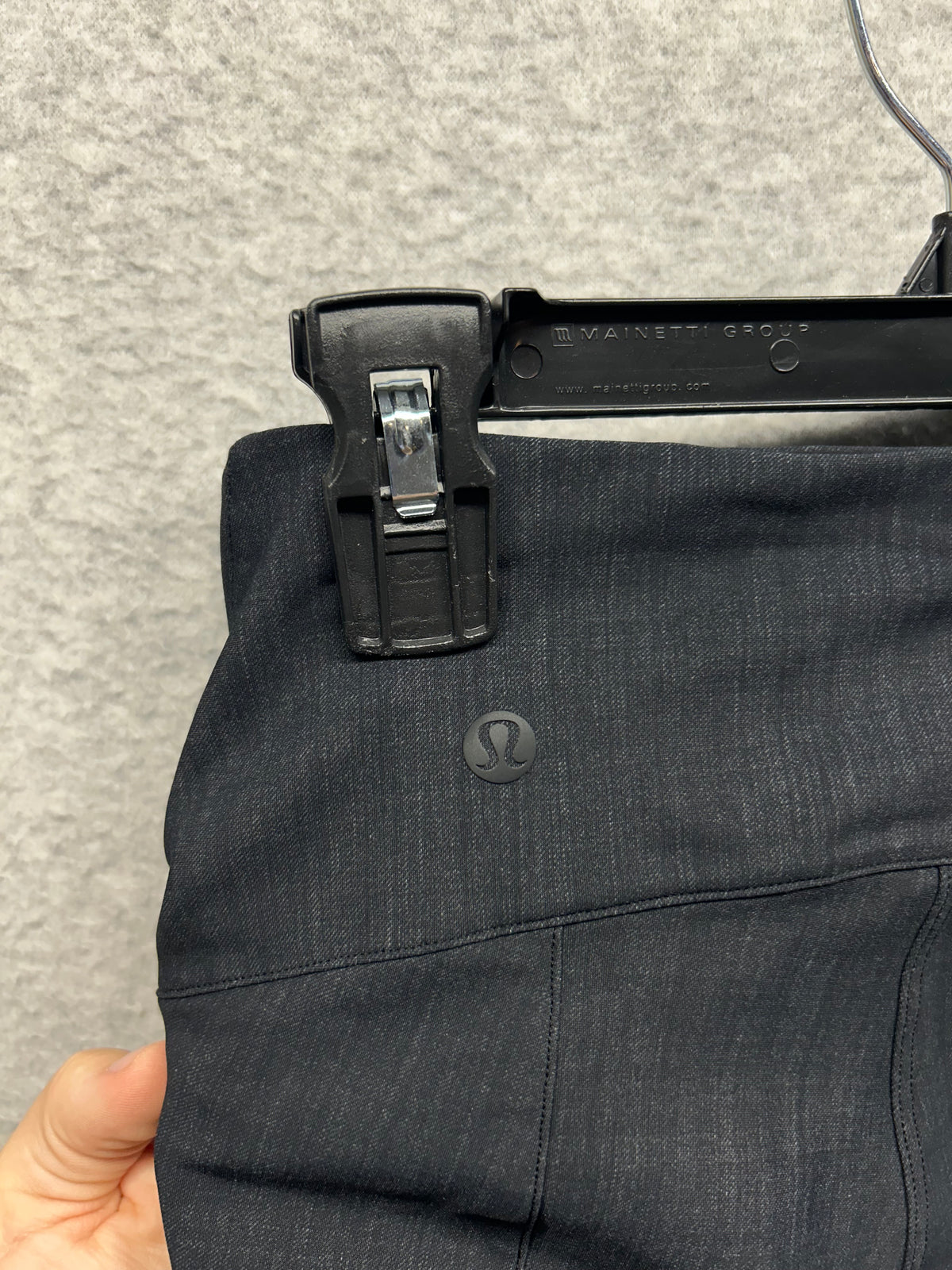 Lululemon Here to There High-Rise 7/8 Pant Size 4 Crosshatch Texture Black Multi / Black