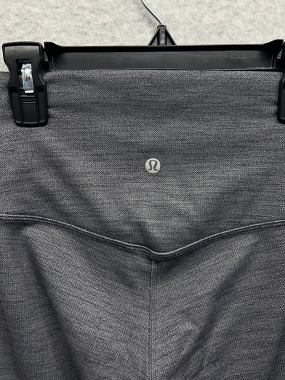 Lululemon Align Pant II 25" Size 4 Mini Heathered Herringbone Heathered Black White / Black