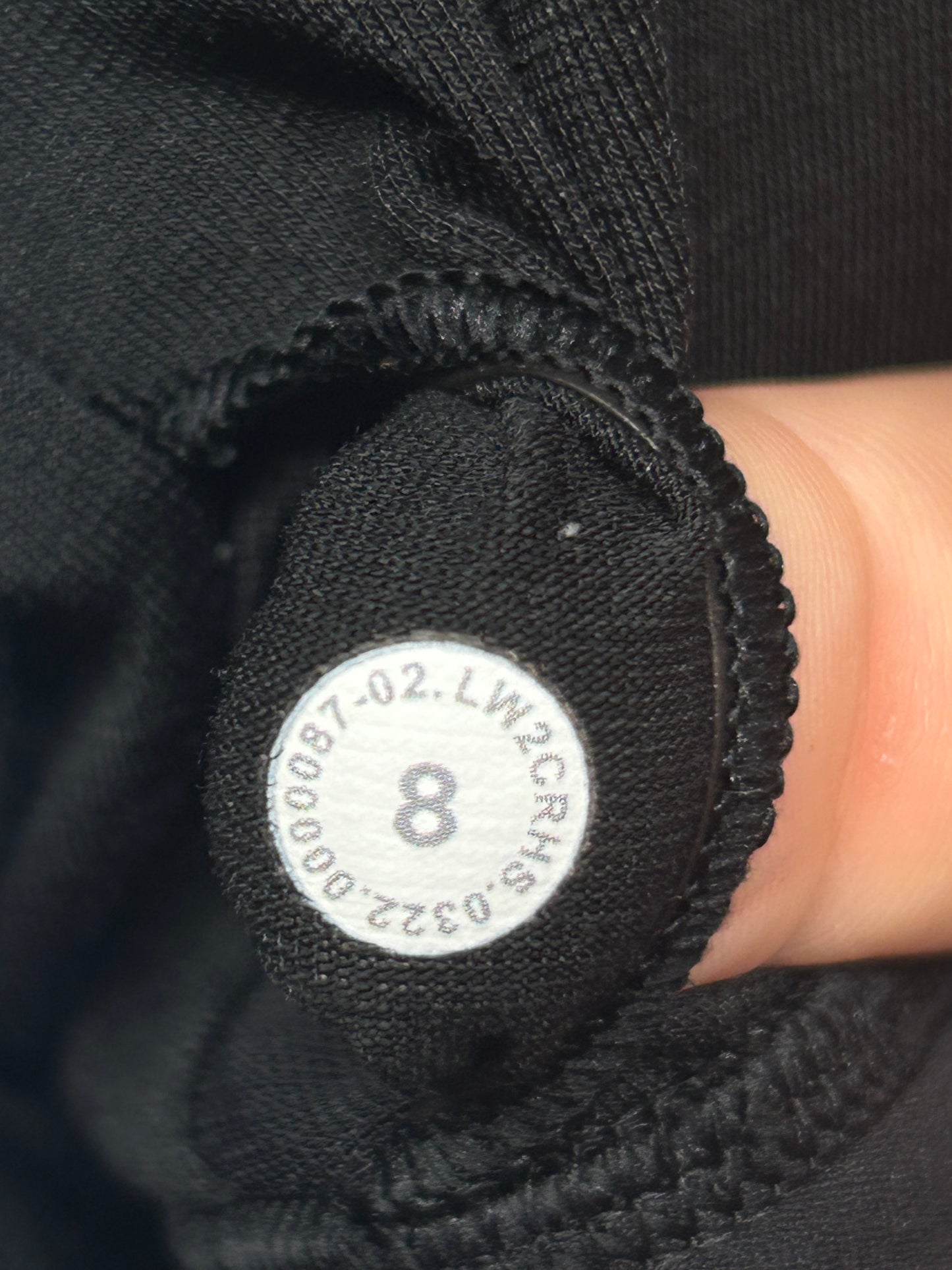 Lululemon Flow Y Bra Nulu Light Support, A–C Cups Size 8 Black