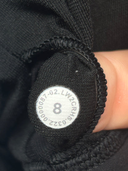 Lululemon Flow Y Bra Nulu Light Support, A–C Cups Size 8 Black