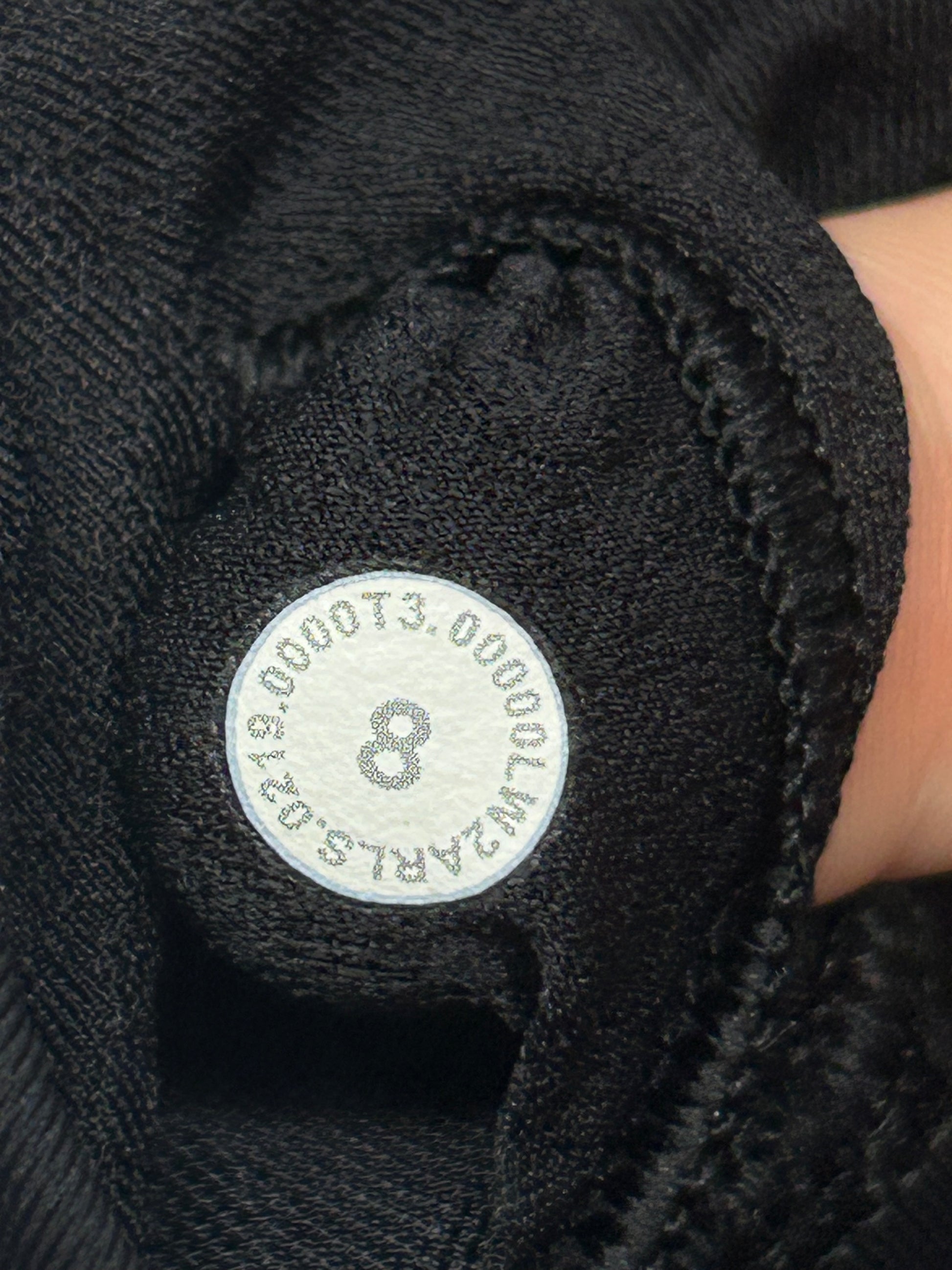 Lululemon Free To Be Serene Bra High Neck Size 8 Black