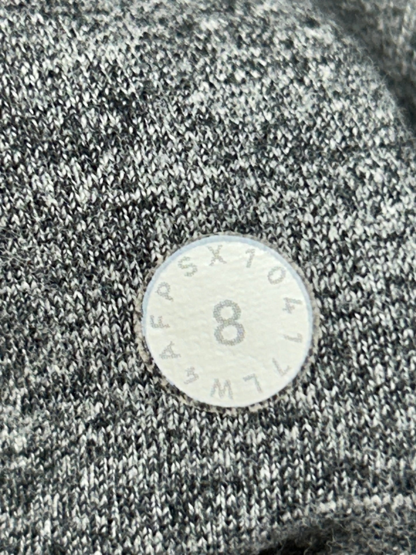 Lululemon Scuba Hoodie Light Cotton Fleece Size 8 Heathered Medium Grey